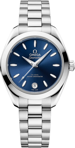 Seamaster Aqua Terra 30 mm / Blue Blue Dial