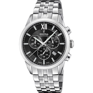 CHRONOGRAPH Black / Stainless Steel | Black Dial