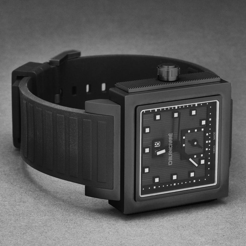 Square BC0151T2C301.01 / Matt black | Matt black Dial