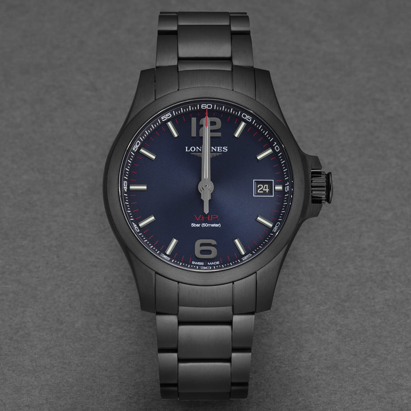 Conquest VHP L37162966 / Blue | Blue Dial