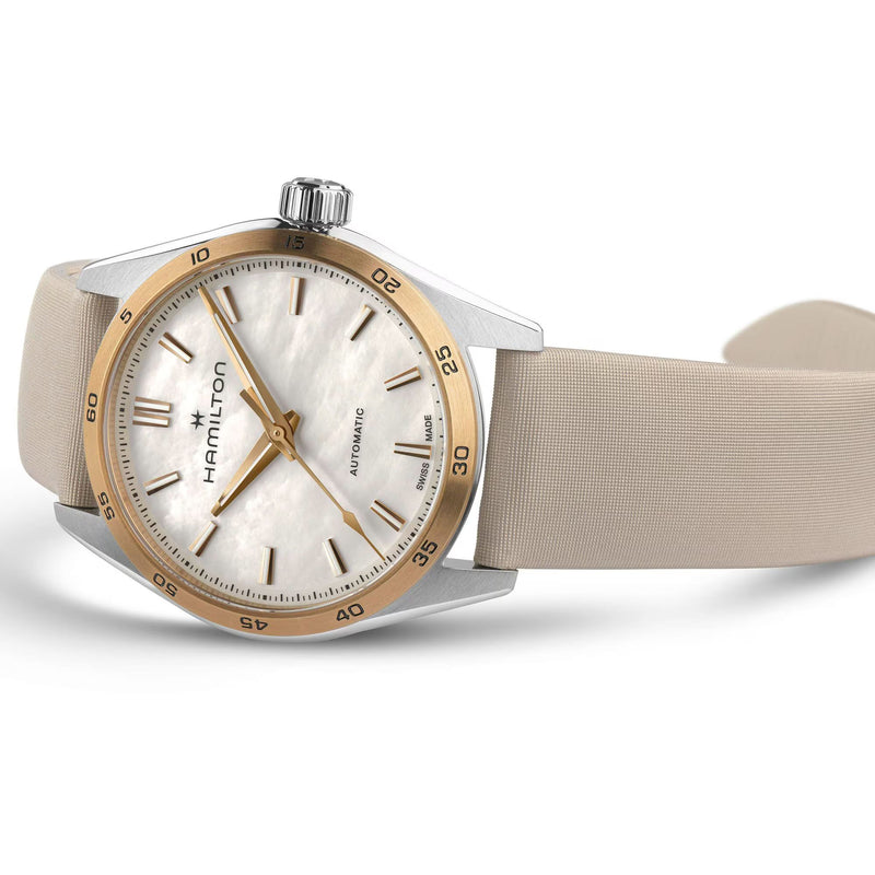 Jazzmaster Beige | Mother of Pearl Dial