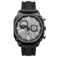 Hawker Hunter Retrograde Chronograph Gray / Rubber | Gray Dial