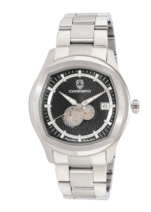 AEQUILUX SILVER TONE/BLACK | Black Dial