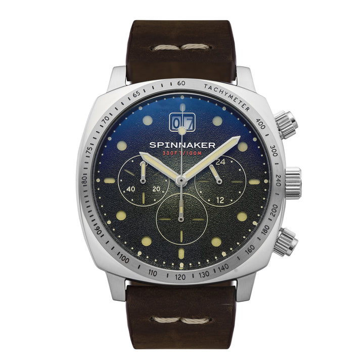 Hull Chronograph Green Dial / Leather | Green Dial
