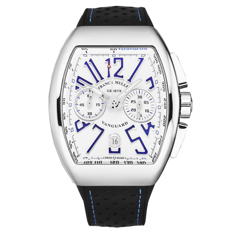 Vanguard 45CCWHTBLU-1 / White | White Dial