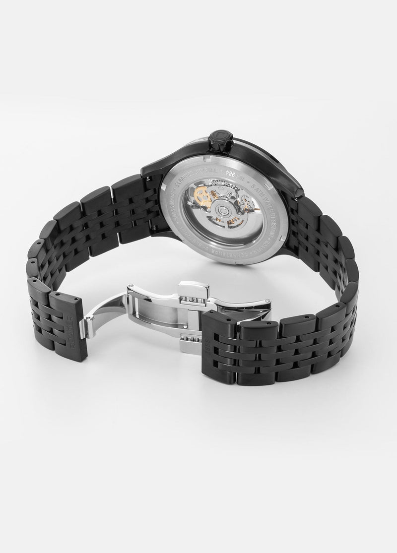 Competence Skeleton IV A01-WA Black Skeleton Dial