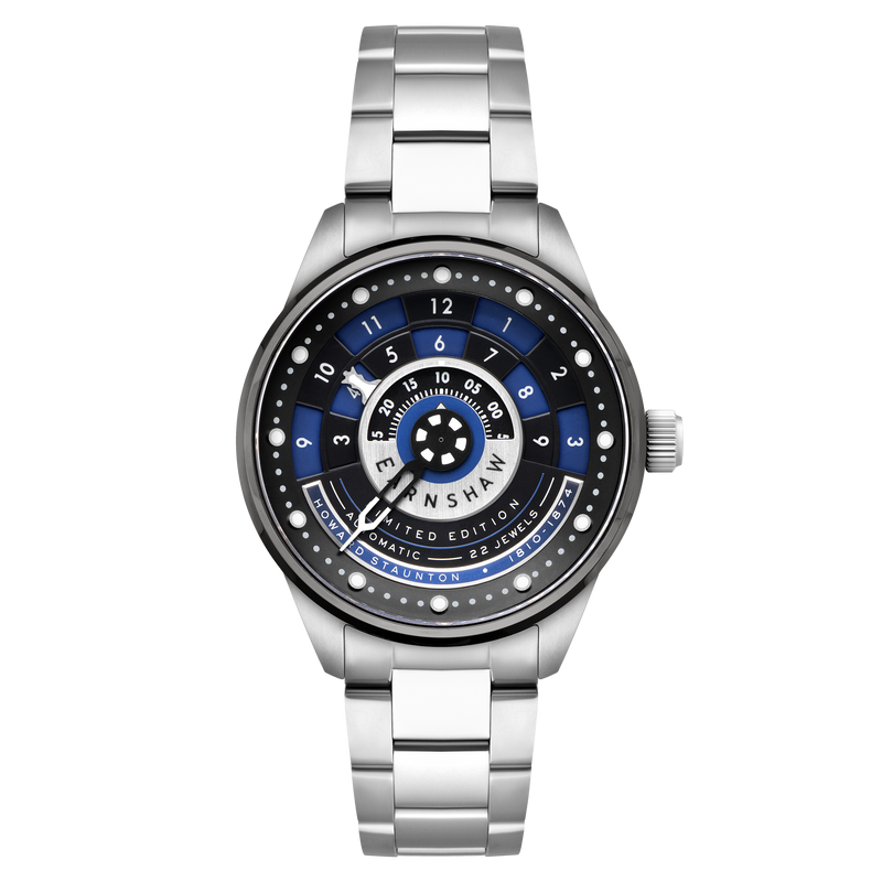 Staunton Chess Set Automatic Limited Edition Blue / Stainless Steel | Blue Dial