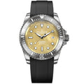 Deep Marine Explorer II Damascus Grey Bezel| Gold Dial