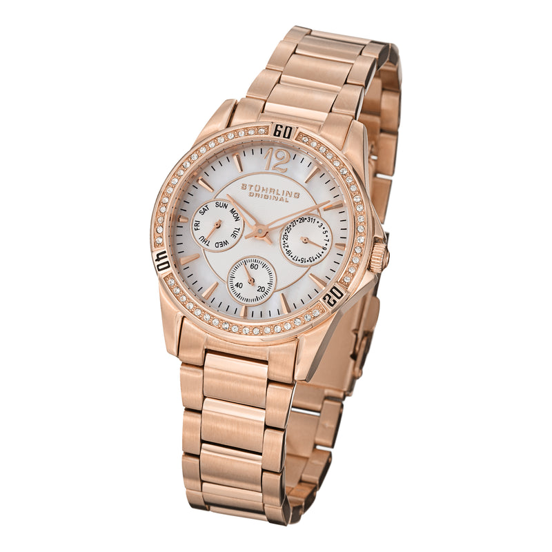 Aquadiver Rose Gold Stainless Steel | White Dial