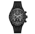 TAG HEUER CARRERA 44M, W/R 100M, TITANIUM/CERAMIC CASE, BLACK RUBBER STRAP, SKELETON DIAL Black Skeleton Dial | Black Skeleton Dial