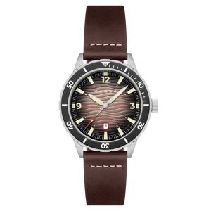Cross Baskerville Quartz Brown / Brown Leather |  Dial