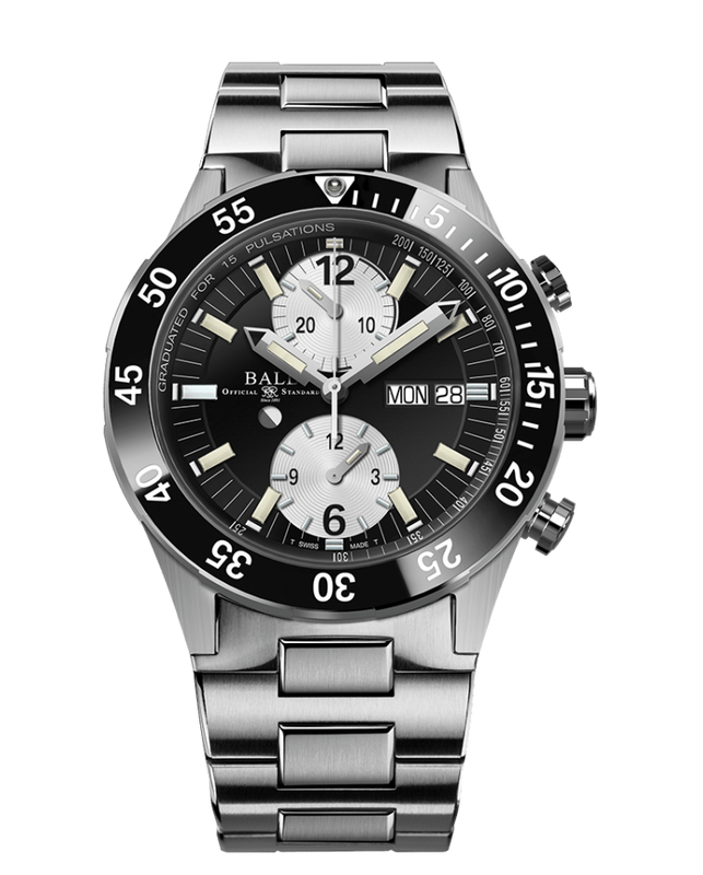 Roadmaster Rescue Chronograph Black / White |  Dial