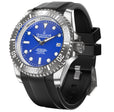 Damascus Swiss Automatic SW200 Deep Marine Explorer II Damascus/Blue Dial/Black Strap | Blue Dial
