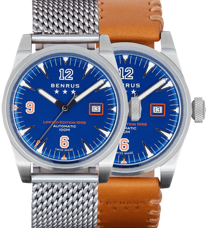 Classic 1969 Limited Edition Blue / Metal Bracelet | Blue Dial