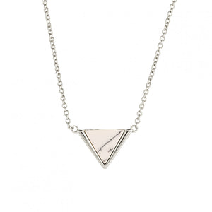 Lupine Pendant Necklace 18k White Gold