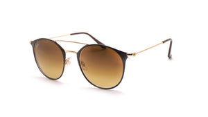 Fashion Gold Top Brown Frame, Brown Gradient Lens |  Dial