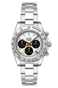 Accelero Chronograph White / Stainless Steel | White Dial