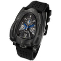 Rocket Series black steel/blue | Black Dial