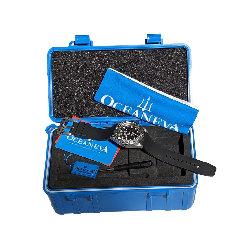 Damascus Swiss Automatic SW200 Deep Marine Explorer II Damascus/Black Dial | Black Dial