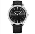Symphony Black/Leather/Black Dial/Silver Case | Black Dial
