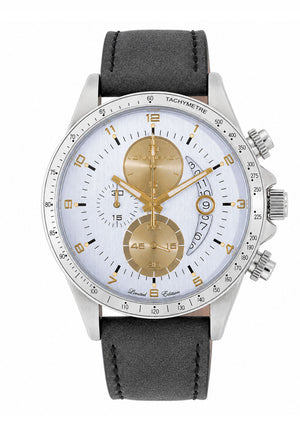 Winner Circle Blue - Gold / Wash Grey Blue-Gold Dial