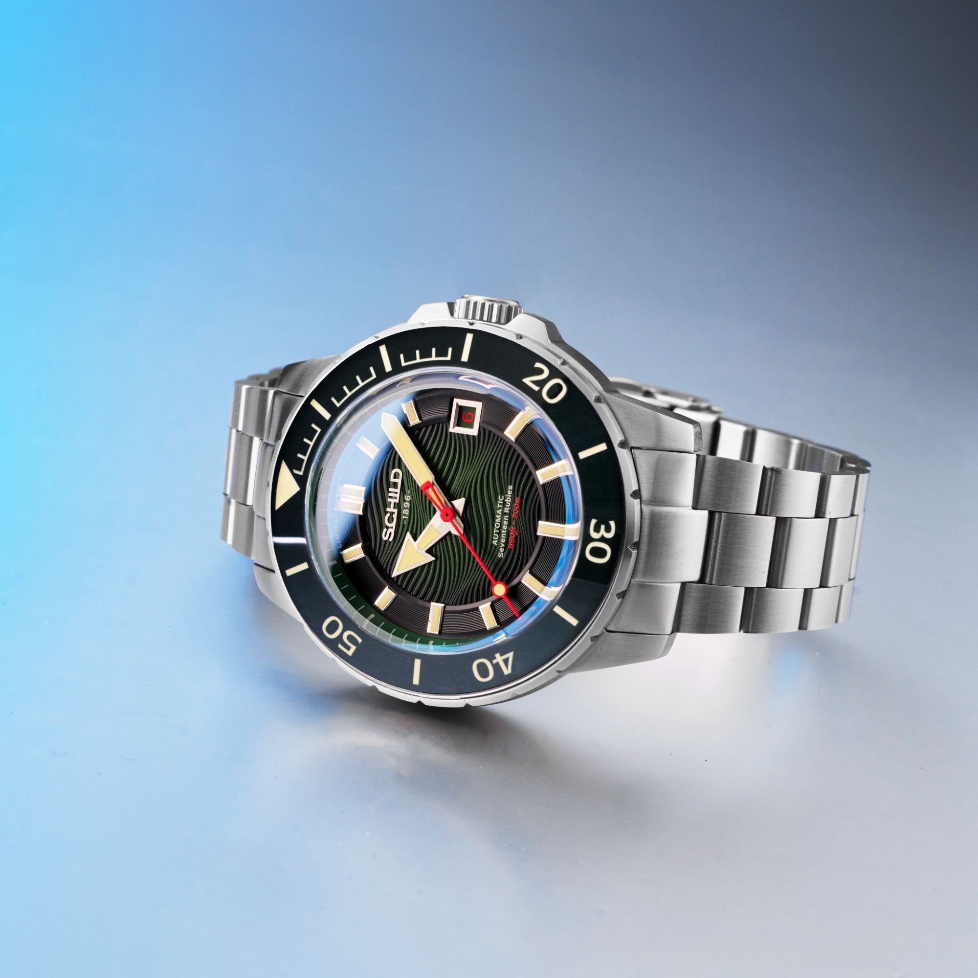 Hermann Swiss Automatic Limited Edition Green / Stainless Steel | Green Dial