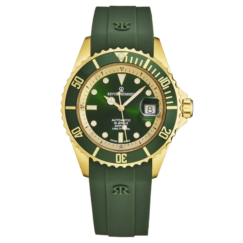 Diver 17571.2314 / Green | Green Dial