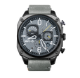 Hawker Hunter Retrograde Chronograph Gray / Leather | Gray Dial