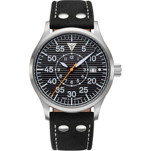 Baumuster Leather / Black | Black Dial
