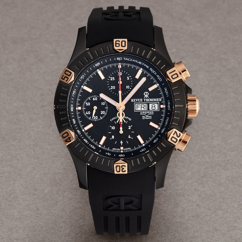 Air speed 16071.6887 / Black | Black Dial