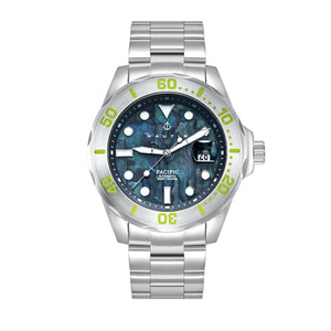 Pacific Diver Automatic w/ Abalone Dial Silver /Onyx Black Dial
