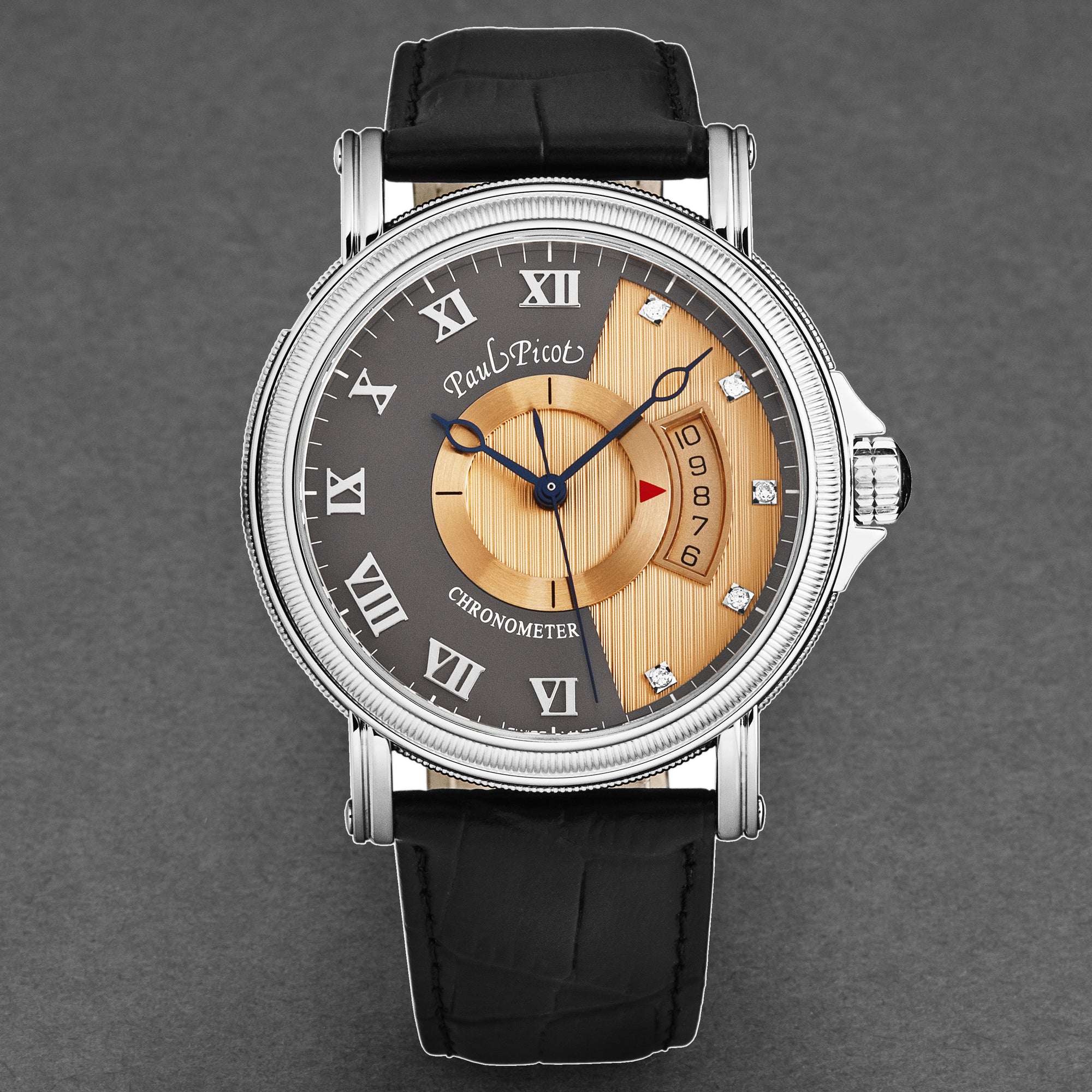 Atelier P3351.SG.8209 / Grey and Gold |  Dial