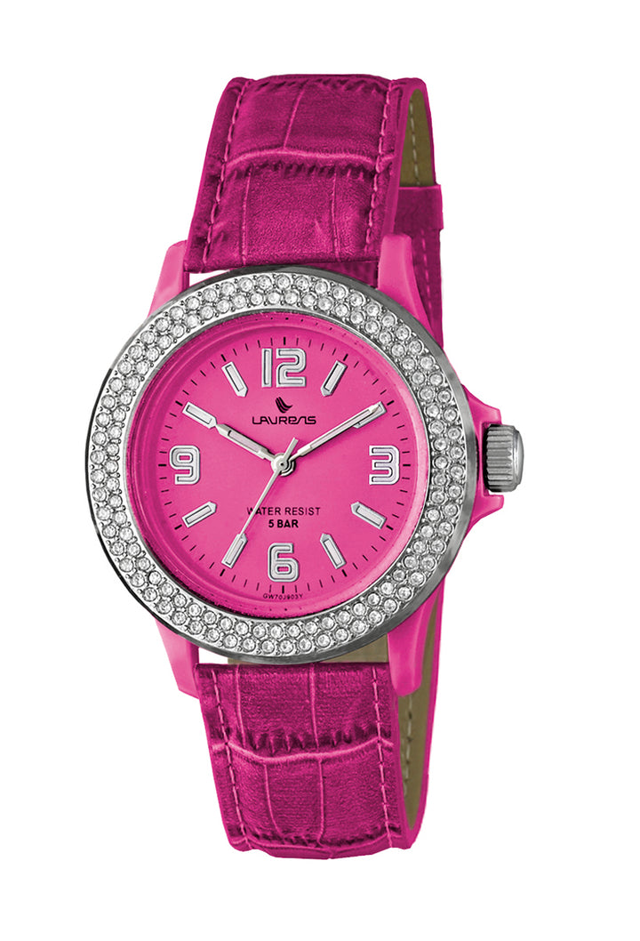Quartz Pink, Pink Leather | Pink Dial