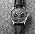 GR1-Q Quartz 42mm Chronograph Black/Leather | Gunmetal Dial