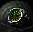 Altimeter Skeleton Automatic Green / Leather | Green Dial
