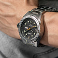 Tri-Hawk Tritium Black with Luminous Glow Black Dial