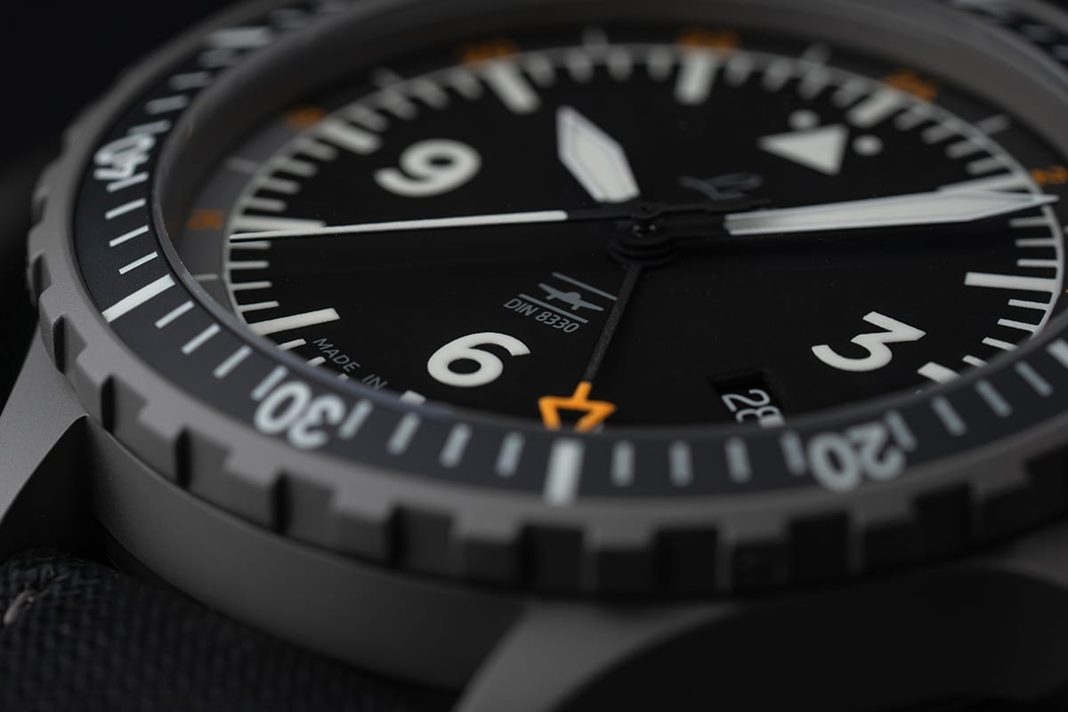 Hamburg GMT DIN 8330 Black Dial