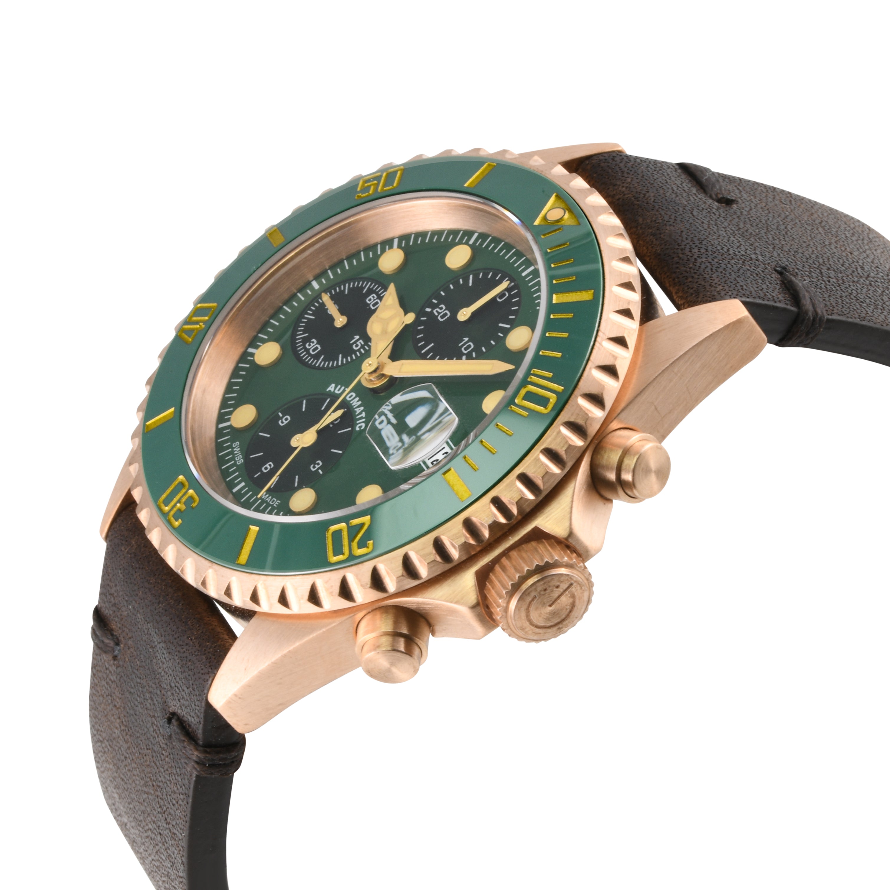Wall Street - Bronze Gevril Swiss Automatic, Bronze case