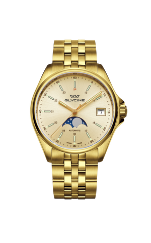 Combat Classic Moonphase 36 mm / Gold / Gold Gold Dial