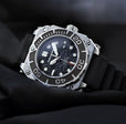 DiveTank Automatic Black Moon Dial | Black Dial