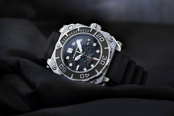 DiveTank Automatic Black Moon Dial | Black Dial