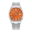 Tsuyosa Orange / Stainless Steel | Orange Dial