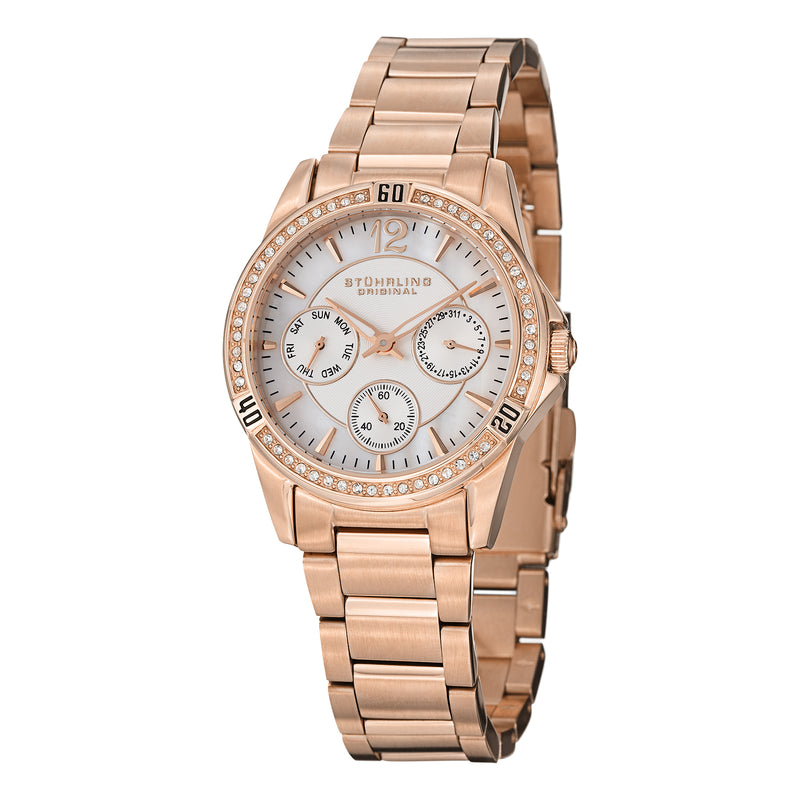 Aquadiver Rose Gold Stainless Steel | White Dial