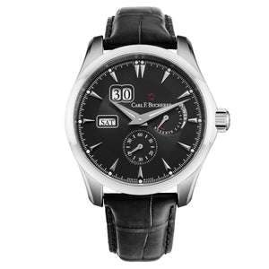 Manero Black / Stainless Steel Black Dial
