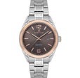 Arcadia ER - Date - Stainless Strap - DK13691 Silver / Rose Gold |  Dial