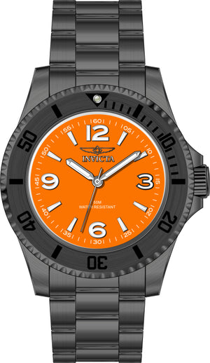 Specialty 40.5mm / Orange / Black Orange Dial