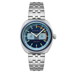 Giulia Calendar Blue /Stainless Steel | Blue Dial