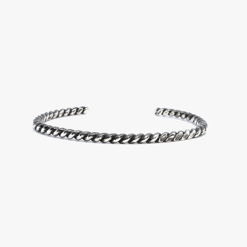 Sterling Twist Cuff M (7.25" Wrist) |  Dial