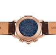 Apostle Custom Enamel Dial Watch Brown/Blue | Multi-colored Dial