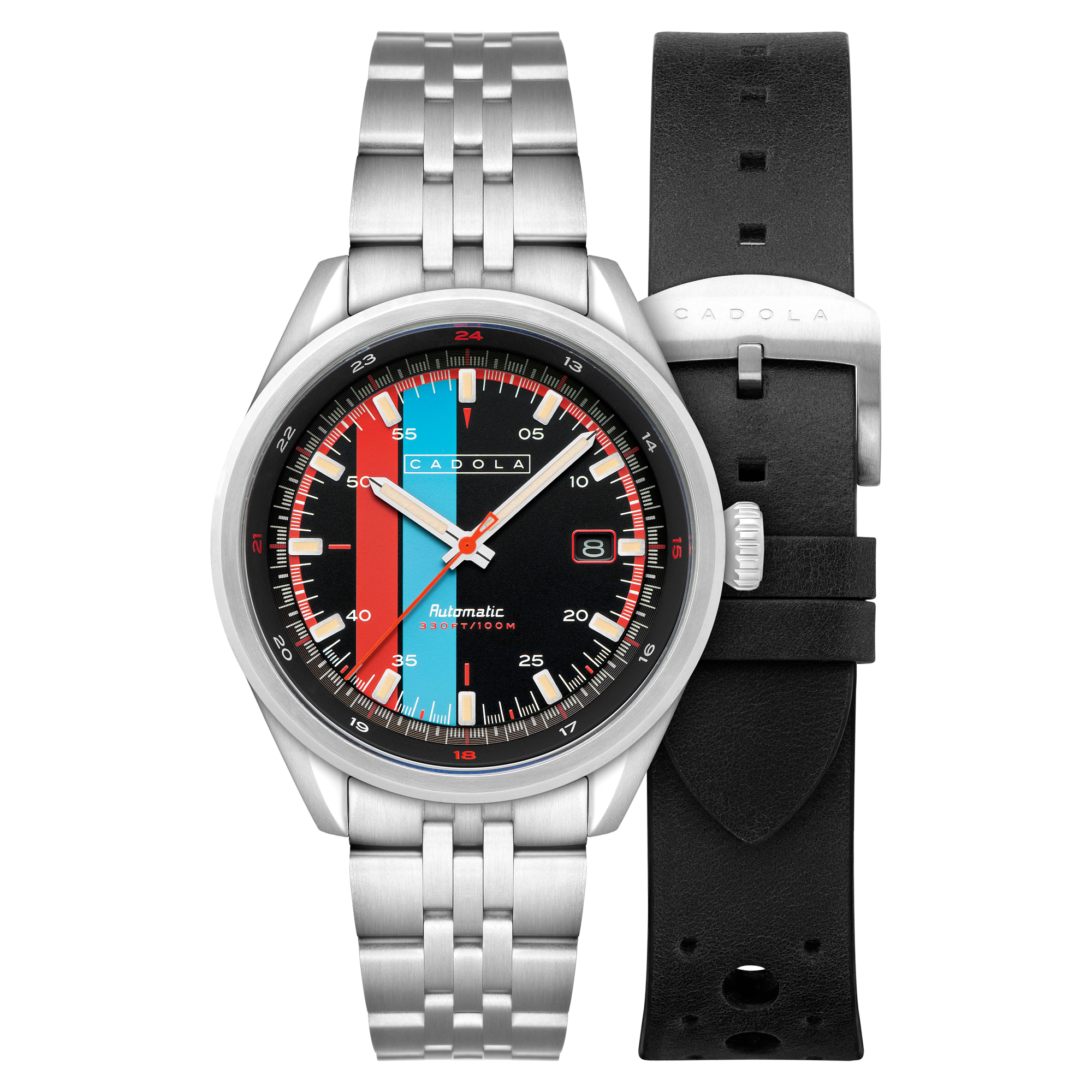 Pista Automatic Black / Stainless Steel Black Dial